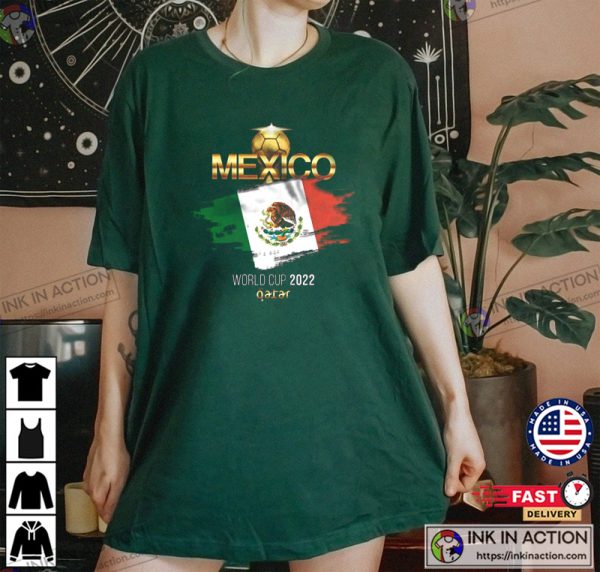 Mexico National Football Team World Cup 2022 T-Shirt El Tri Active Shirt