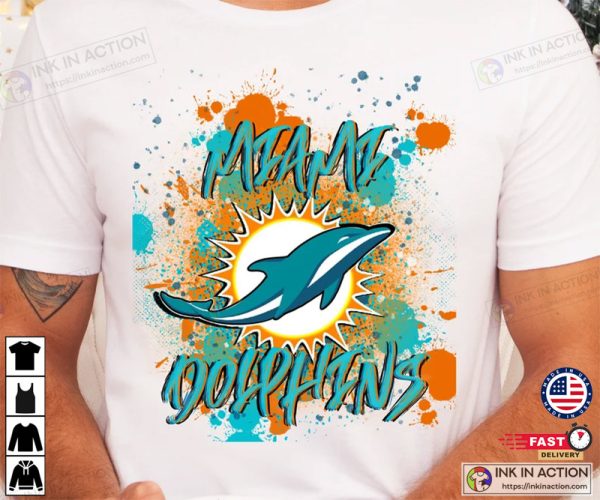 Miami NFL Team Dolphins Fan New Football Season Tee