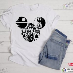 Mickey Head Star Wars Disney Shirts