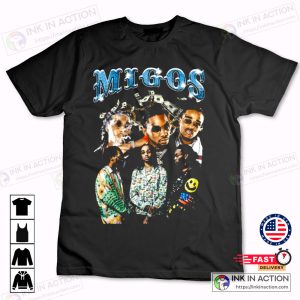 Migos Vintage Migos Takeoff Rapper Shirt Rest In Peace TakeOff Shirt RIP Takeoff T Shirt Quavo Offset Takeoff Takeoff Rapper 1
