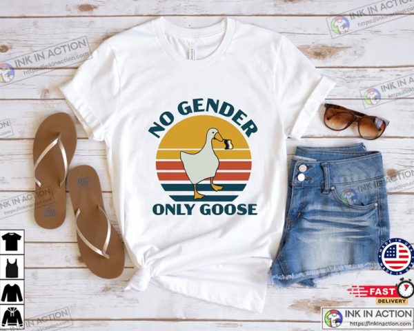 No Gender Only Goose Funny Nonbinary Gift LGBT Shirt