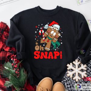 Oh Snap Sweatshirt Christmas Sweatshirt Gingerbread Shirt 2