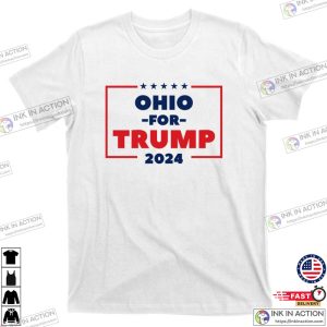 Ohio For Trump 2024 T Shirt 1