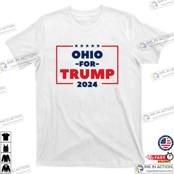 Ohio For Trump 2024 T-Shirt