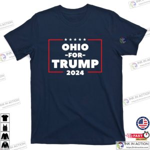 Ohio For Trump 2024 T Shirt 3
