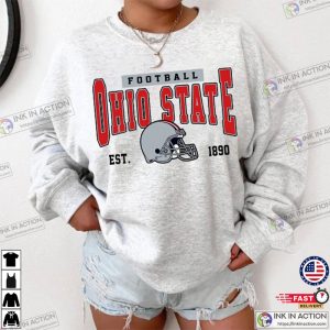Ohio State Football Vintage Style Football Sweatshirt