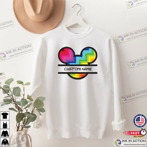 Personalized Rainbow Shirt Custom Pride Support LGBTQ Tee