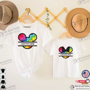Personalized Rainbow Shirt Custom Rainbow Shirts Custom Pride Shirt Pride LGBT Pride Tee Support LGBTQ Tee 2