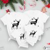 Personalized Reindeer Custom Family Christmas Shirts