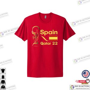 Personalized Spain National Football Team Spain World Cup 2022 Fan T-Shirt