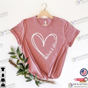 Personalized Valentines Day Shirt Custom Name Valentines Day Gift 2