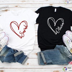 Personalized Valentines Day Shirt Custom Name Valentines Day Gift