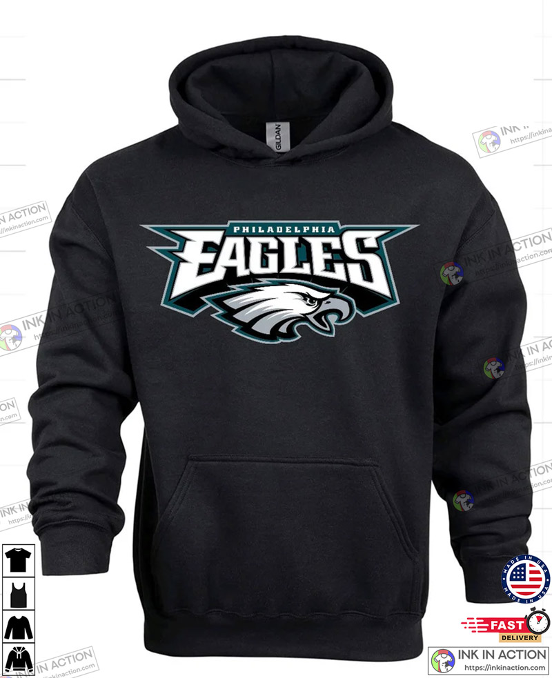 grey philadelphia eagles hoodie