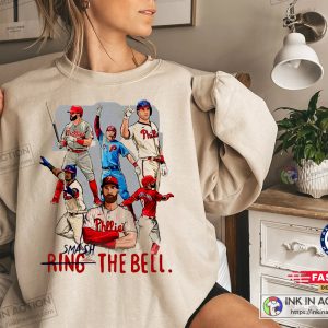Philadelphia Phillies Baseball Smash Ring The Bell Vintage Shirt