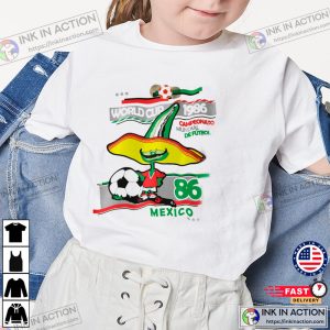 Pique Mexico 86 Shirt Mexico World Cup 1986 Retro T Shirt 3