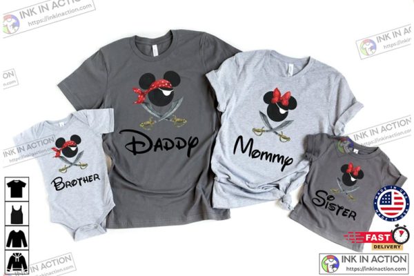 Pirate Disney Shirt, Matching Disney Shirts, Matching Family Shirts 
