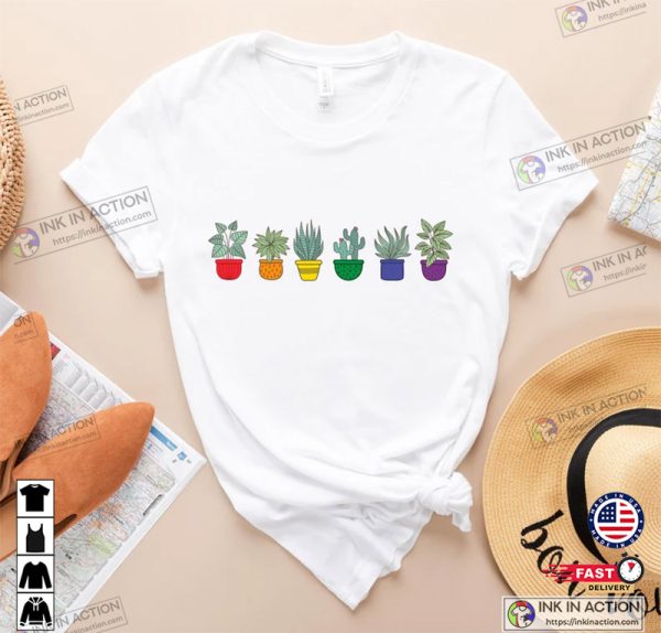 Plant LGBTQ Pride Cute Pride LGBTQ T-Shirt