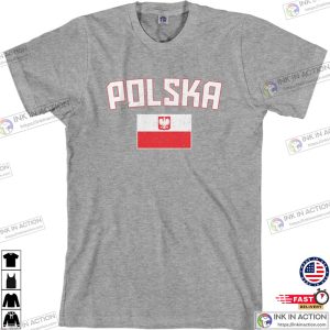 Polska Flag Mens T shirt Polish National Team Poland Warsaw Football European Republic Soccer 1