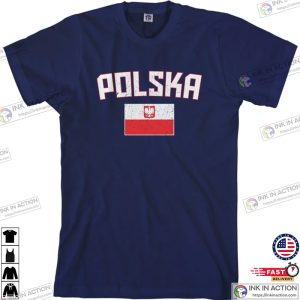 Polska Flag Mens T shirt Polish National Team Poland Warsaw Football European Republic Soccer 2