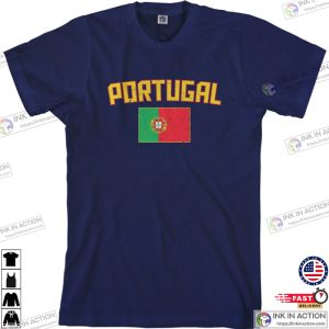 Portugal Flag Mens T shirt Portuguese National Team European Football Lisbon Soccer 1