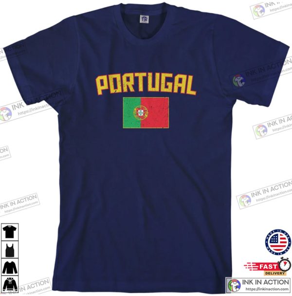 Portugal Flag Men’s T-shirt, Portuguese National Team, European Football Lisbon Soccer
