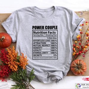 Power Couple Shirt Couple Shirts Honeymoon Couple Shirts Valentines Day Shirts Couples T shirts Love Tee 2