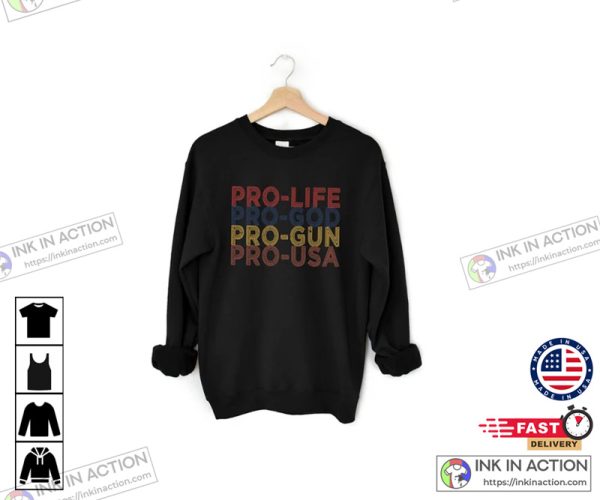 Vintage Pro-Life The Republican Party Basic Sweatshirt
