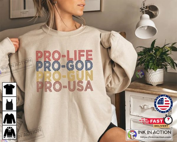 Vintage Pro-Life The Republican Party Basic Sweatshirt
