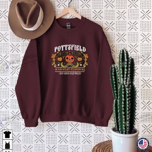 Pumpkin Halloween Sweatshirt Pottsfield Harvest Festival 4