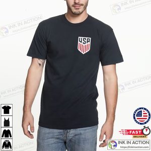 Qatar World Cup 2022 USA Logo USA National Soccer Team T-shirt