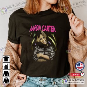 RIP Aaron Carter 90s Style T Shirt Thank You For The Memories Rest In Peace Shirt 2