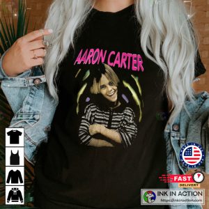 RIP Aaron Carter 90s Style T Shirt Thank You For The Memories Rest In Peace Shirt 3