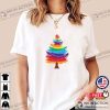 Rainbow Colors Christmas Tree Christmas Party T-Shirt