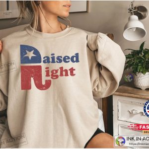 Raised Right The Republican Elephant Pro America Conservative Sweatshirt 6