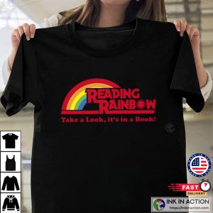 Reading Rainbow Shirt Take A Look Its In A Book Shirt Rainbow Book Shirt 1