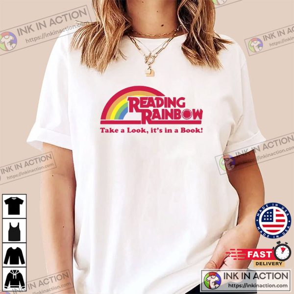 Reading Rainbow Take A Look It’s In A Book LGBT Shirt