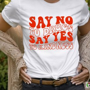 Red Ribbon Say No To Drugs Say Yes To Kindness SVG Red Ribbon Week SVG Drug Free Svg Red Ribbon Week Awareness Shirt Svg Svg Files For Cricut 4