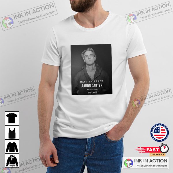 Rest In Peace Aaron Carter 1987 2022 Unisex Sweatshirt Vintage T-Shirt