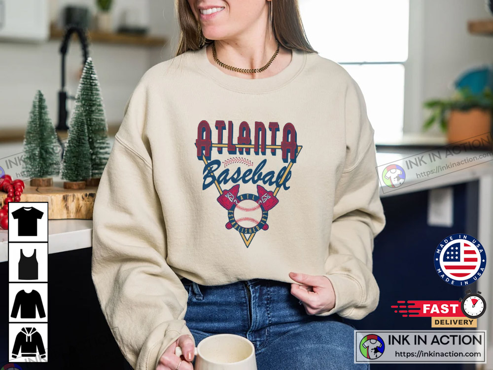Atlanta Braves Baseball MLB Kids Girls 14/16 T Shirt Xl 