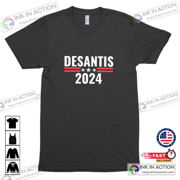 Ron Desantis 2024 Shirt 2024 Presidential Election Republican Shirt Conservative T-shirt Desantis For President Tee