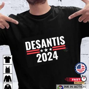 Ron Desantis 2024 Shirt 2024 Presidential Election Republican Shirt Conservative Tshirt Desantis For President Tee 3