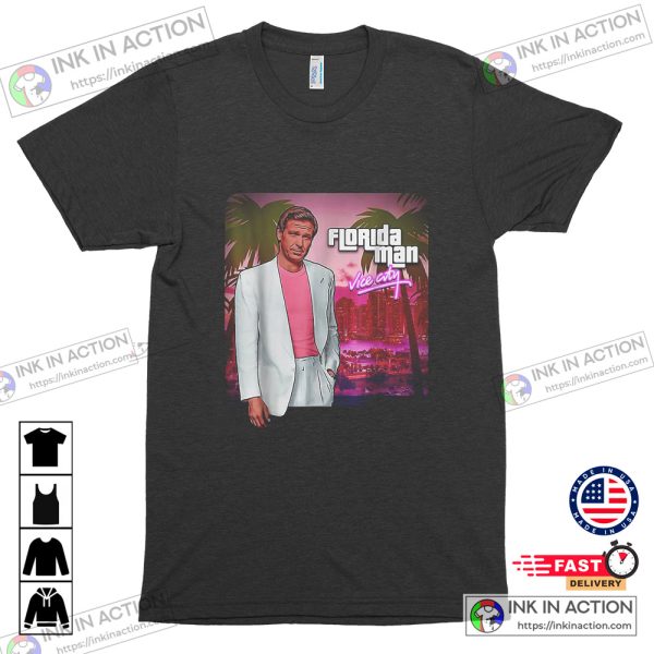 Ron Desantis Is Florida Man Vice City Style Trending T-Shirt