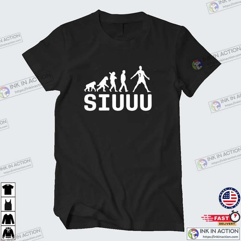 SIUUU Cristiano Ronaldo Shirt CR7 Graphic T-shirt Celebration Goal Shirt -  Print your thoughts. Tell your stories.
