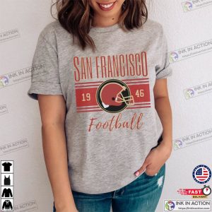 San Francisco Football Retro T Shirt San Francisco Unisex Graphic Shirt 1