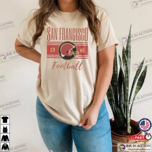 San Francisco Football Retro Unisex Graphic Football Shirt 4