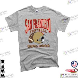 San Francisco Football Shirt Vintage Style San Francisco Football San Francisco Est 1946 1