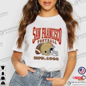 San Francisco Football Shirt Vintage Style San Francisco Football San Francisco Est 1946 2
