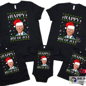 Santa Joe Biden Republican Christmas Funny Tshirt 1