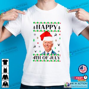 Santa Joe Biden Republican Christmas Funny Tshirt 4