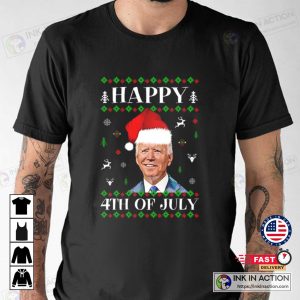 Santa Joe Biden Republican Christmas Funny Tshirt 6